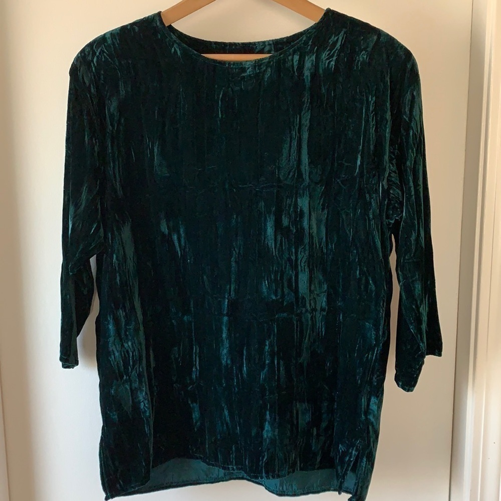 Double D Ranch Velvet Tunic Top S